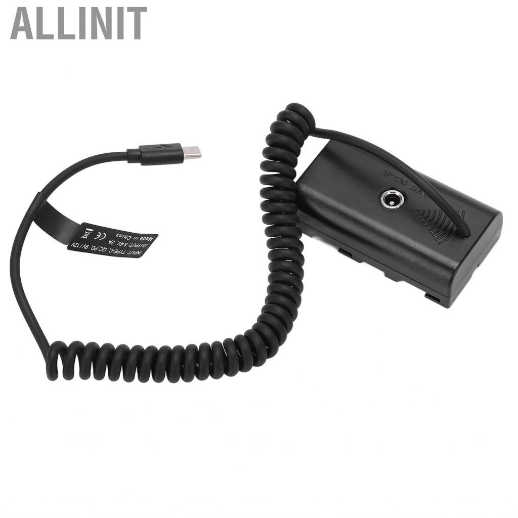 allinit-external-power-supply-long-lasting-good-cooling-effect-type-c-to-np-f550-spring-core-dummy-less-heat-for-monitors-with