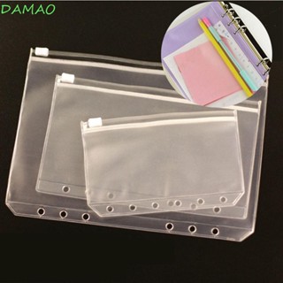 Damao กระเป๋าโฟลเดอร์ PVC แบบใส กันน้ํา สําหรับใส่เอกสารนักเรียน