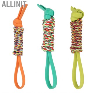 Allinit Dog Chew Rope Toys Interactive Washable Multipurpose  Cleaning Cotton TPR for Dogs