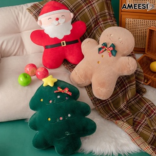 Ameesi หมอนตุ๊กตาซานตาคลอส น่ารัก เต็มแผ่น ของเล่น เครื่องประดับโซฟา