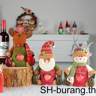 【Buran】กระเป๋าถือ ใส่ลูกอม ผลไม้ สโนว์แมน คริสต์มาส น่ารัก พร็อพปาร์ตี้ สําหรับเด็ก