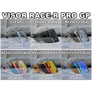 หมวกกันน็อค VISOR รุ่น RACE-R PRO GP REVO REVO RED BLUE RACE R PRO GP สีรุ้ง