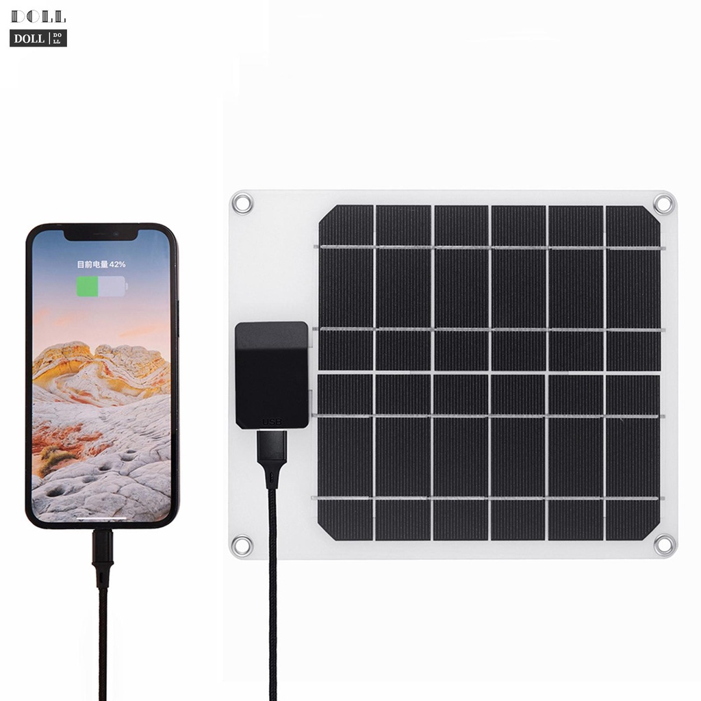 new-5w-solar-charger-5v-usb-port-portable-with-one-for-three-charging-cables