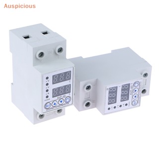 [มงคล] รีเลย์ป้องกันแรงดันไฟฟ้าเกิน 40A 63A 220V ปรับได้ 1 ชิ้น