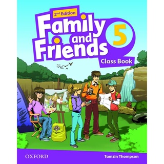 Bundanjai (หนังสือคู่มือเรียนสอบ) New Family and Friends 2nd ED 5 : Classbook (P)