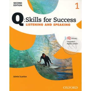 Bundanjai (หนังสือคู่มือเรียนสอบ) Q : Skills for Success 2nd ED 1, Listening &amp; Speaking : Students Book +iQ Online (P)