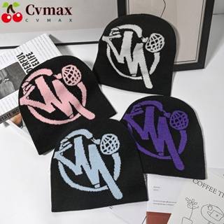 Cvmax Y2K Beanies หมวกบีนนี่ถัก หมวก Mea Culpa Beanies Dupes Skull Cap Skullies Beanies