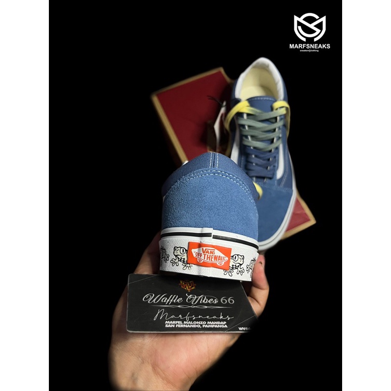 VANS CLASSIC OLDSKOOL UV ACTIVATED DREAMS NAVY TRUE WHITE ORIGINAL