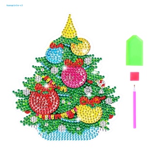 Kpl สติกเกอร์เพชร พลอยเทียม รูปต้นคริสต์มาส หลากสี สําหรับตกแต่งบ้าน เทศกาล หน้าต่าง Diy