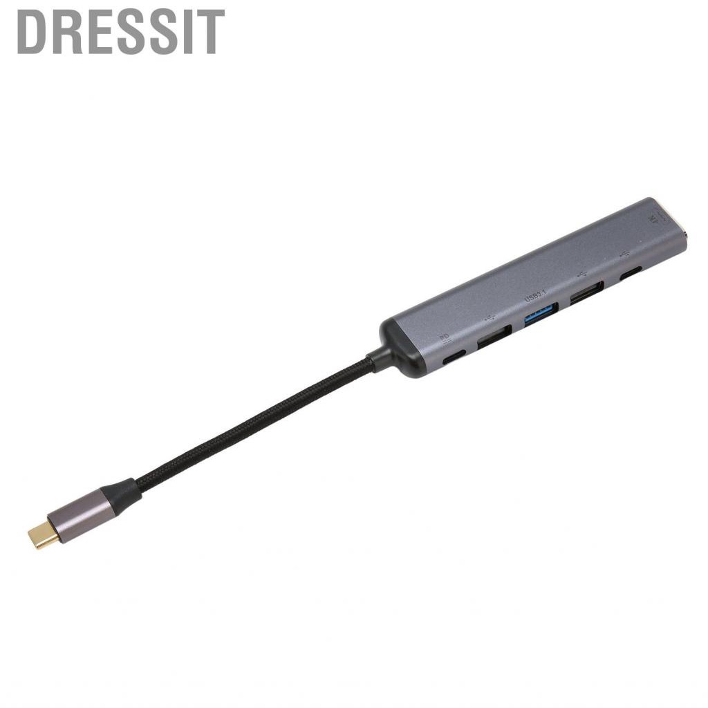 Dressit 6 In 1 USB C Hub Type To HD Multimedia Interface USB3.1 USB2.0 ...