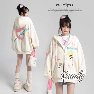 Candy Kids เสื้อกันหนาว เสื้อผ้าผู้ญิง แขนยาว คลุมหญิง สไตล์เกาหลี แฟชั่น  สวยงาม สบาย สไตล์เกาหลี Korean Style  ทันสมัย คุณภาพสูง พิเศษ สบาย WWY2300MMC 39Z230926