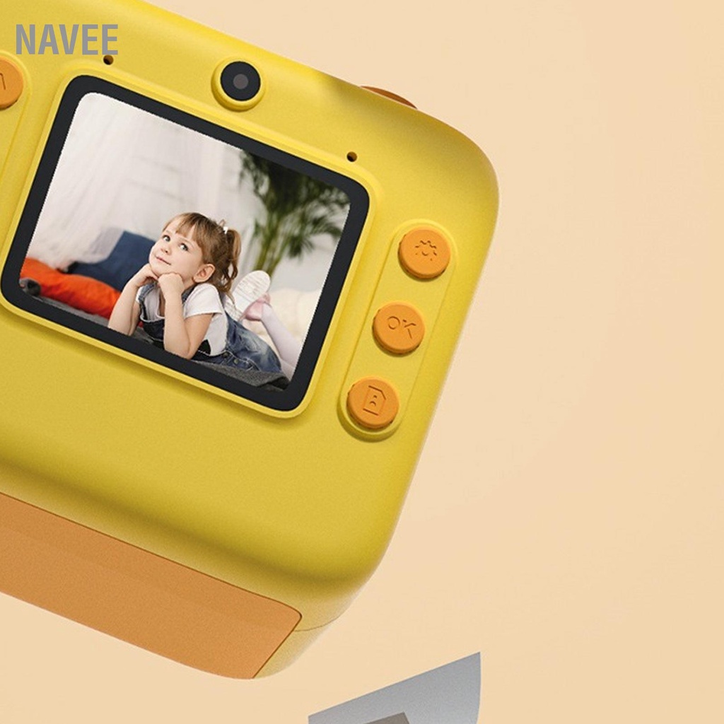 navee-k27-kids-instant-camera-front-rear-dual-lens-selfie-video-paper-กล้องพิมพ์ทันทีพร้อมเชือกเส้นเล็ก
