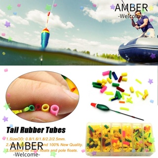 Amber ปลอกทุ่นลอยน้ํา อุปกรณ์เสริม สําหรับตกปลา 50 ชิ้น