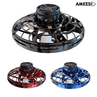 Ameesi UFO Fingertip Gyro Hand Operated Flying Fidget Spinner อินฟราเรด ของเล่นสําหรับเด็ก/ผู้ใหญ่