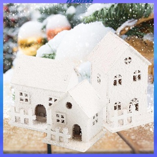 [Flameer2] บ้านเกล็ดหิมะไม้ ขนาดเล็ก สําหรับตกแต่งบ้าน คริสต์มาส
