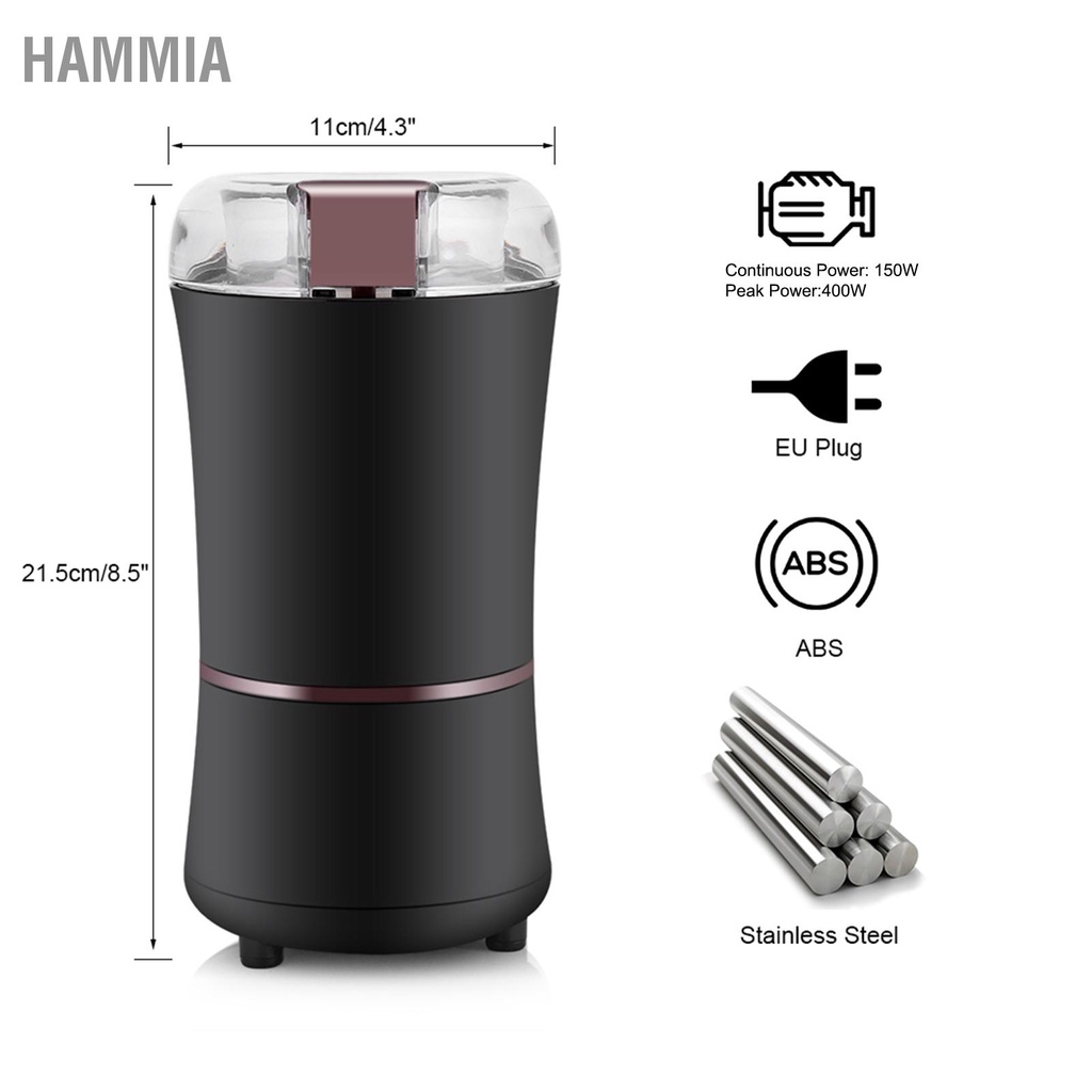 hammia-พลังงานต่อเนื่อง-150w-เครื่องบดกาแฟไฟฟ้าถั่ว