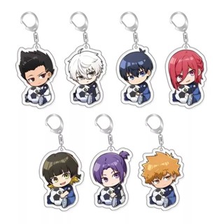 พวงกุญแจ จี้ฟิกเกอร์การ์ตูนอนิเมะ Isagi Yoichi BLUE LOCK Arcylic เหมาะกับของขวัญวันเกิด