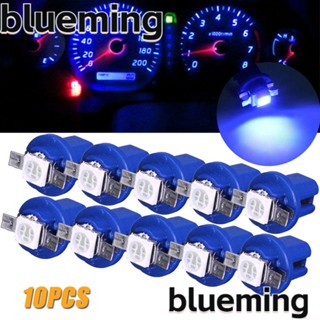 Blueming2 ไฟแดชบอร์ด 1SMD สีขาว ฟ้า แดง เขียว เหลือง สําหรับติดตกแต่งภายในรถยนต์ 10 ชิ้น