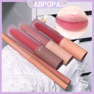 Abpopa Beauty HERORANGE ลิปไลเนอร์ เนื้อแมตต์ สองในหนึ่งเดียว สามมิติ