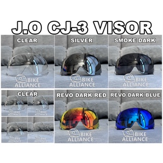 หมวกกันน็อค VISOR JO J.O.O. Cj-3 รีโว่ใส สีรุ้ง สีแดง สีฟ้า