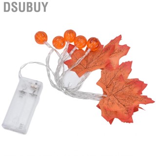 Dsubuy Fall Light 10LEDs  Powered Pumpkin Maple Leaf String Party Hot