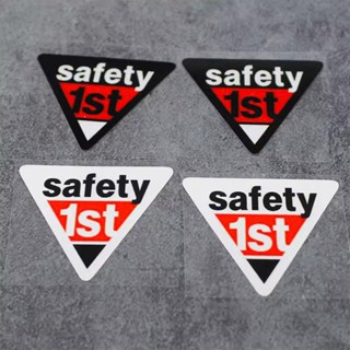 1st SAFETY สติกเกอร์เตือนสะท้อนแสง กันรอยขีดข่วน สําหรับติดหมวกกันน็อครถจักรยานยนต์ไฟฟ้า