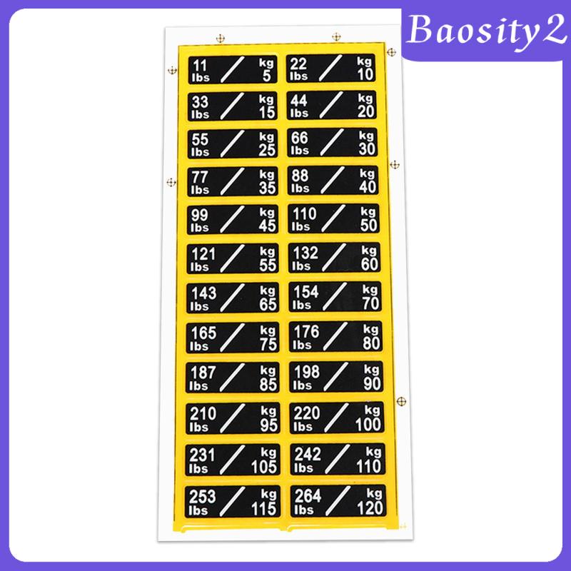 baosity2-สติกเกอร์ฉลากน้ําหนักถ่วงน้ําหนัก-รูปตัวเลข-สีขาว-สีดํา-สําหรับยิม-1-แผ่น