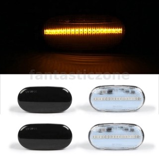 ไฟเลี้ยวไดนามิก LED ด้านข้าง สําหรับ HONDA Civic 92-05 S2000 00-09 Del Sol 92-97 Acura Integra 2 ชิ้น