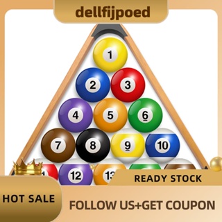 【dellfijpoed】ชั้นวางลูกบิลเลียด ทรงสามเหลี่ยม แบบไม้