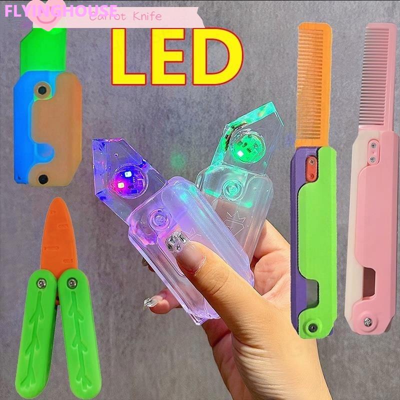 3d-printing-gravity-knifes-cub-jumping-small-radish-knifes-luminous-decompression-toy-mini-butterfly-knifes-gift-for-boys-girls