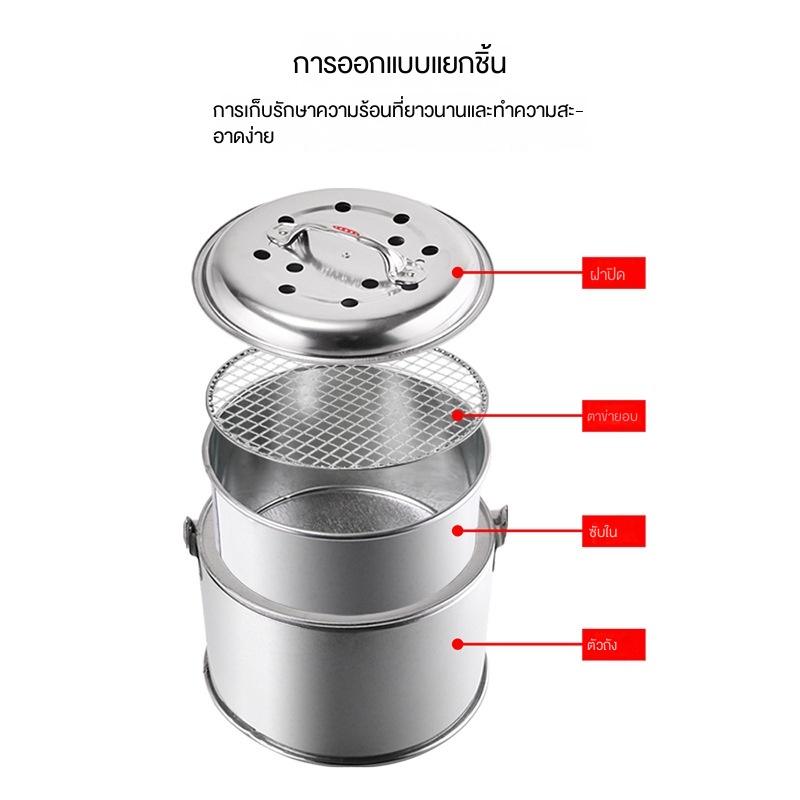 เตาถ่าน-อ่างดับเพลิง-เตาย่างบาร์บีคิว-เตาอินโด