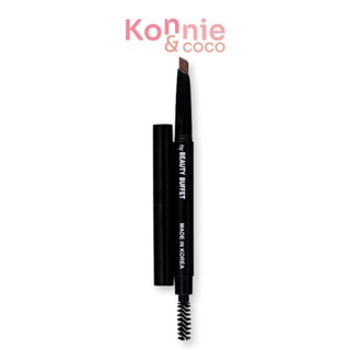 Beauty Buffet Gino McCray The Professional Make Up Triangular Brow Pencil #No.02 Auburn.