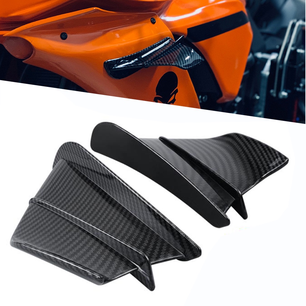 Universal รถจักรยานยนต์ Winglet Aerodynamic สปอยเลอร์ปีกสําหรับ Yamaha ...