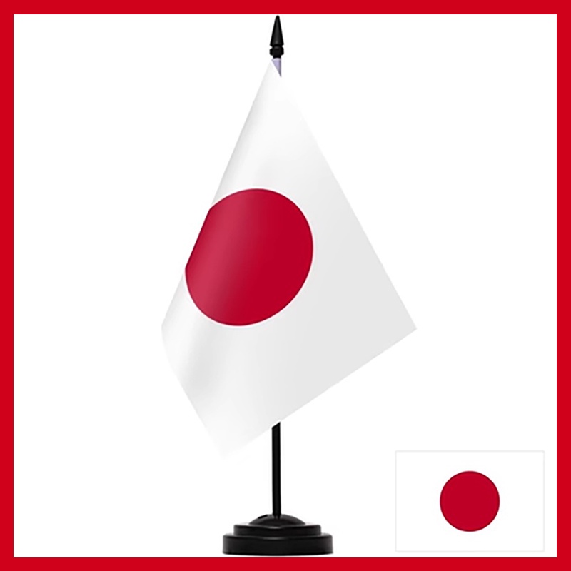 ชุดธงตั้งโต๊ะ-หรูหรา-สไตล์ญี่ปุ่น-พร้อมเสาธง