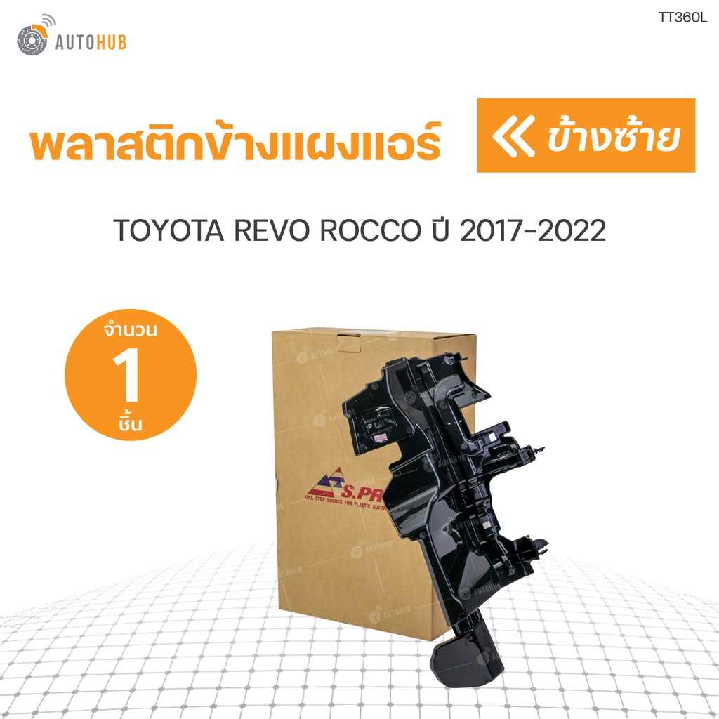 พลาสติกข้างแผงแอร์ พลาสติดข้างหม้อน้ำ TOYOTA REVO ROCCO ปี 2017-2022 8 ...