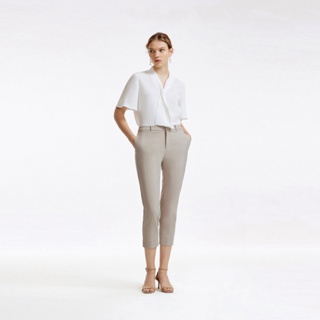 G2000 กางเกงขายาวผู้หญิง กางเกงทรงสอบ (CIGARETTE SHAPE) รุ่น 3126926617 BROWN กางเกงขายาว เสื้อผ้า เสื้อผ้าผู้หญิง