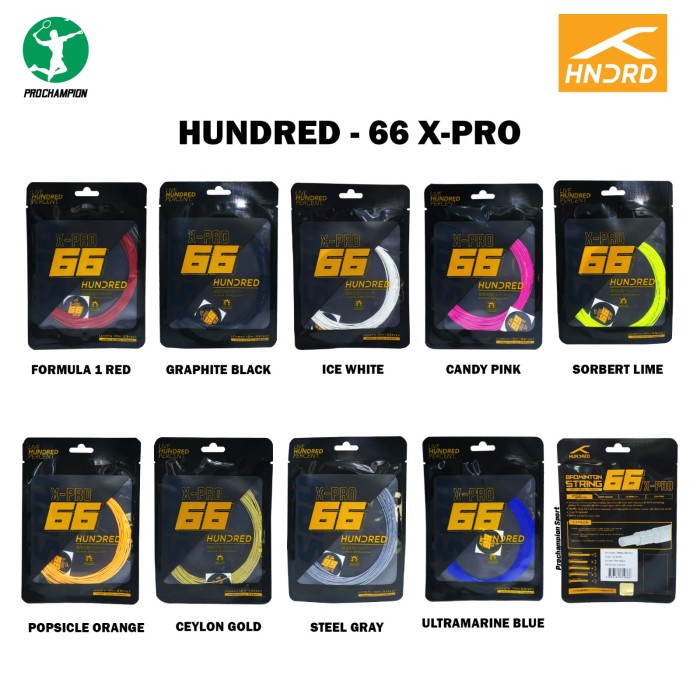 สายแบดมินตันร้อยร้อยร้อย 66 X 66X Pro 66X-Pro เดิม | Shopee Thailand