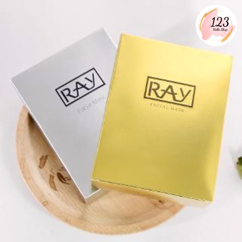 Ray Facial Mask (10แผ่น/กล่อง) แผ่นมาสก์หน้า | Shopee Thailand