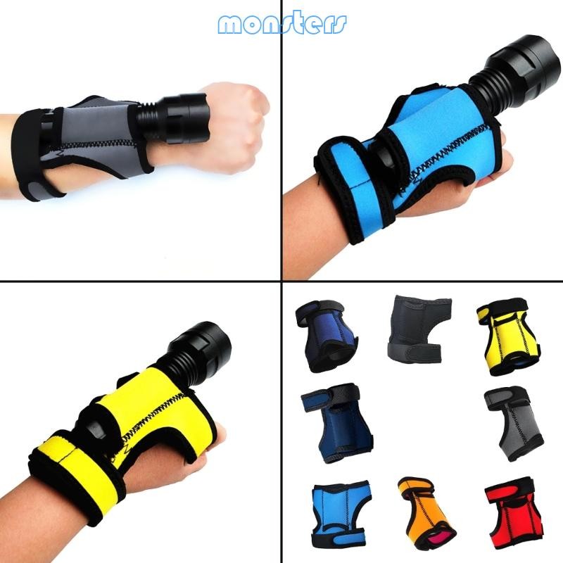 Mon Arm ไฟฉายสายปรับไฟฉายถุงมือผู้ถือแฮนด์ฟรีไฟฉายถุงมือ | Shopee Thailand