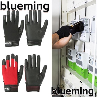 Blueming2 ถุงมือยาง ป้องกันไฟฟ้า มีฉนวนกันความร้อน เพื่อความปลอดภัย สีดํา สีแดง สําหรับช่างไฟฟ้า