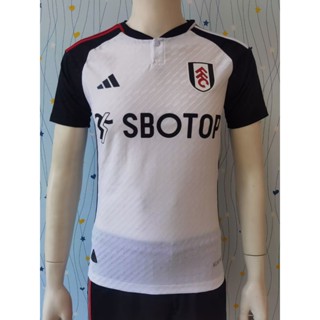 เสื้อกีฬาแขนยาว ลายทีมชาติฟุตบอล Fulham 2324 ชุดเหย้า คุณภาพสูง AAA+