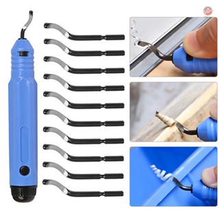 Versatile Metal Deburring Tool Kit for Edge Trimming Wood Plastic Aluminum Copper and Steel