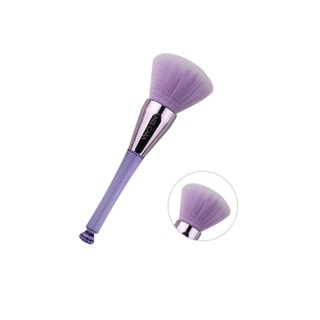 NEE CARA POWDER BRUSH (N826) : neecara นีคาร่า แปรงแต่งหน้าด้ามม่วง x 1 ชิ้น abcmall