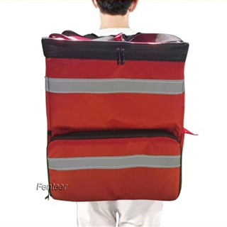 [Fenteer] กระเป๋าเป้สะพายหลัง ผ้าตาข่าย แถบสะท้อนแสง ขยายได้ สําหรับปิกนิก ส่งอาหาร กลางแจ้ง