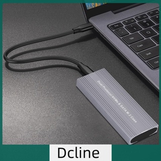 [Dcline.th] เคสโปรโตคอล SSD แบบคู่ สําหรับ M.2 SATA NVME 2230 2242 2260 2280 SSD