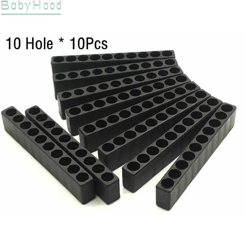 big-discounts-screwdriver-bit-holders-plastic-black-organizer-case-10pcs-storage-box-bbhood