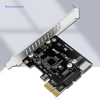 [ElectronicMall01.th] @ อะแดปเตอร์ฮับขยาย PCI-E 19PIN PCI-E เป็น USB 3.0 TYPE-E