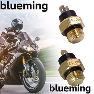 Blueming2 สวิตช์ควบคุมอุณหภูมิ ปลั๊กคู่ ตัวเดียว อะลูมิเนียมอัลลอย เซนเซอร์อุณหภูมิรถจักรยานยนต์ หม้อน้ําไฟฟ้า M5 ซ่อมแซมพัดลมระบายความร้อน อุณหภูมิน้ํา สําหรับ CB400VTEC1-3
