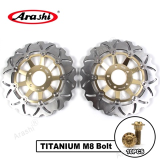 Arashi ดิสก์เบรกหน้า CNC สําหรับ SUZUKI RF 900 RF900 1994 -1997 GSF BANDIT 1200 GSF1200 1996-2005 GSX INAZUMA 1200 GSX1200 1999 2000 2001 2022 2003