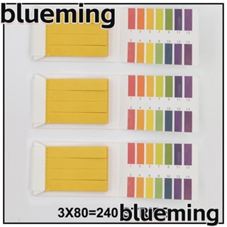 Blueming2 แถบกระดาษทดสอบค่า PH 1-14 3*80 แถบ 240 แถบ